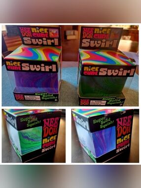 Lot of NEW Schylling Needoh Nice Cubes Swirl